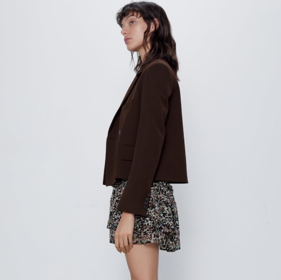 Zara printed skirt with ruffles - Picture 3 of 5